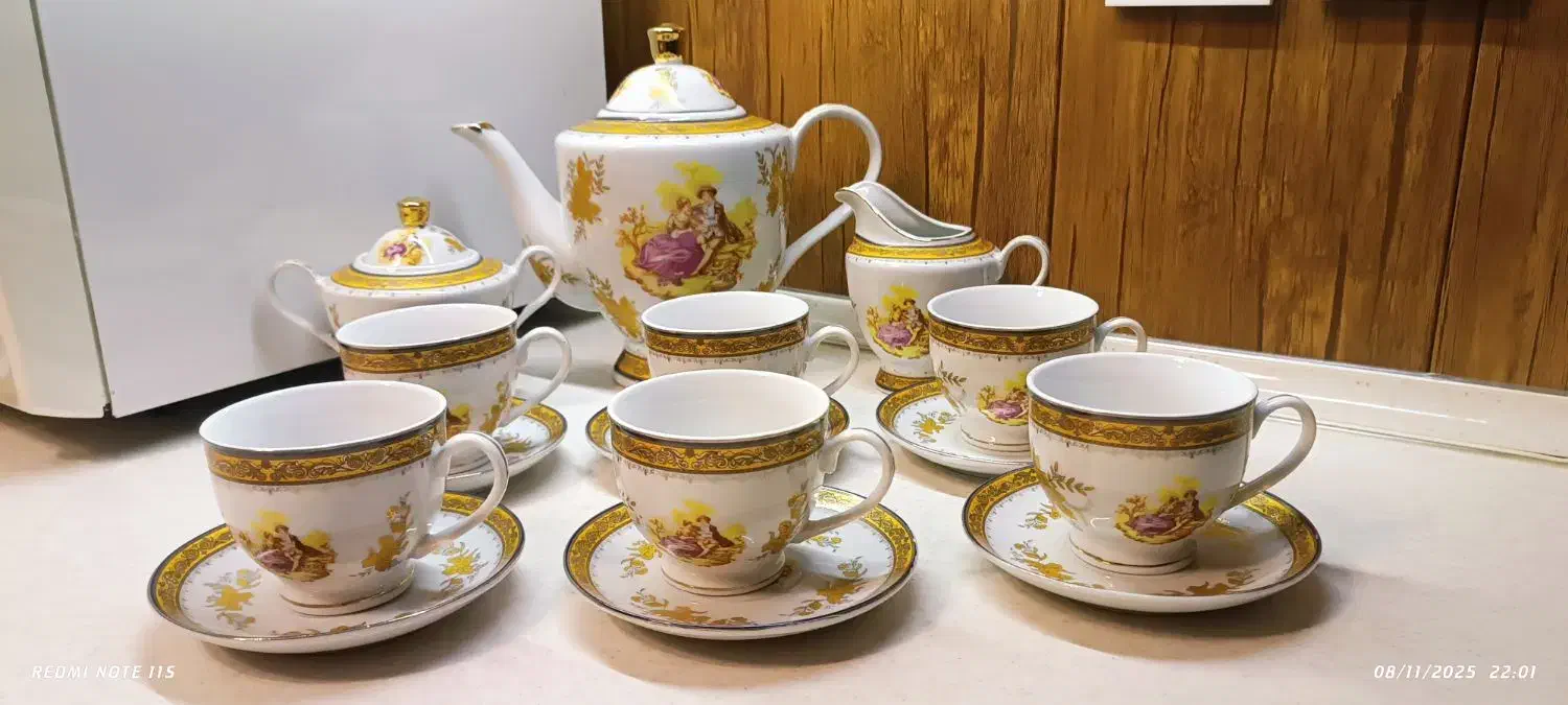 کریستال والتر گل لاله لیلی و مجنون طلاکوب آجیل|ظروف سرو و پذیرایی|مشهد, امام رضا (ع)|دیوار