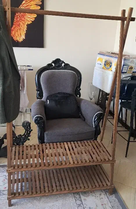 رگال چوبی در حد|بندرخت و رختآویز|شاندیز, |دیوار