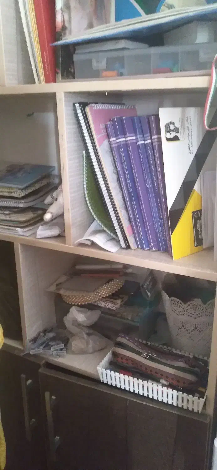 کتابخانه اصل ام دی اف|کتابخانه، شلف، قفسه‌های دیواری|همدان, |دیوار