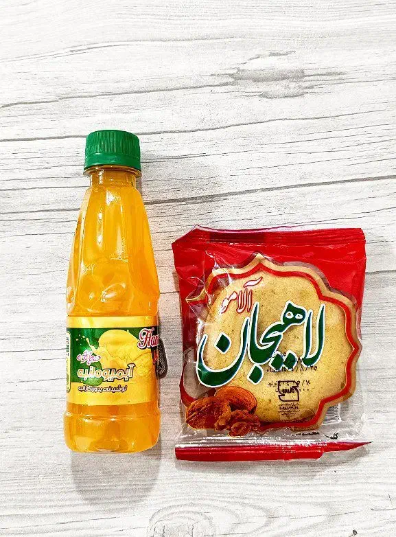 کلوچه لاهیجان + آبمیوه طبیعی انبه  فقط   ۲۱/۰۰۰|خوردنی و آشامیدنی|قم, ولیعصر|دیوار