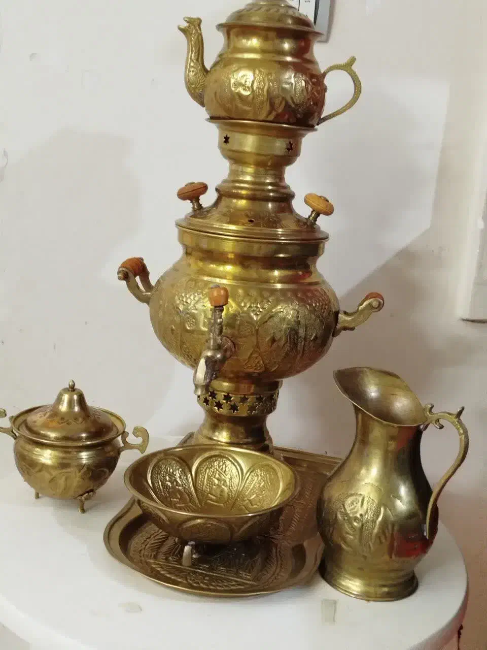 سماور برنجی|صنایع دستی و سایر لوازم تزئینی|بروجرد, |دیوار