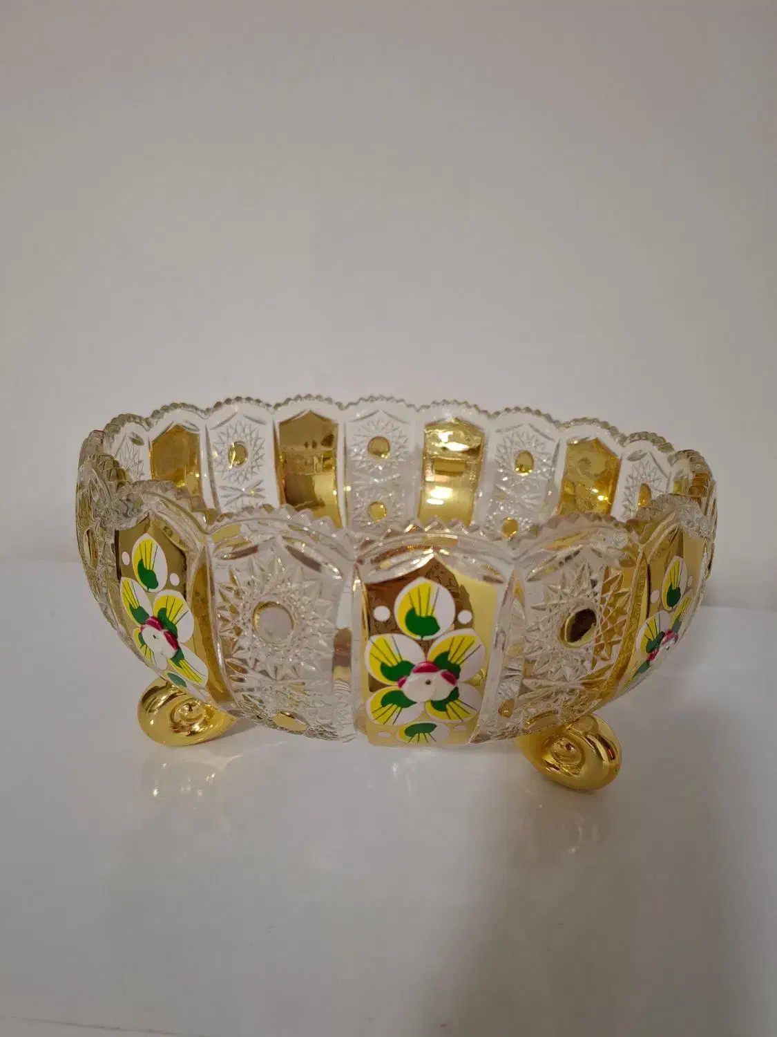 کریستال طلاکوب چین|ظروف سرو و پذیرایی|تهران, شادمان|دیوار