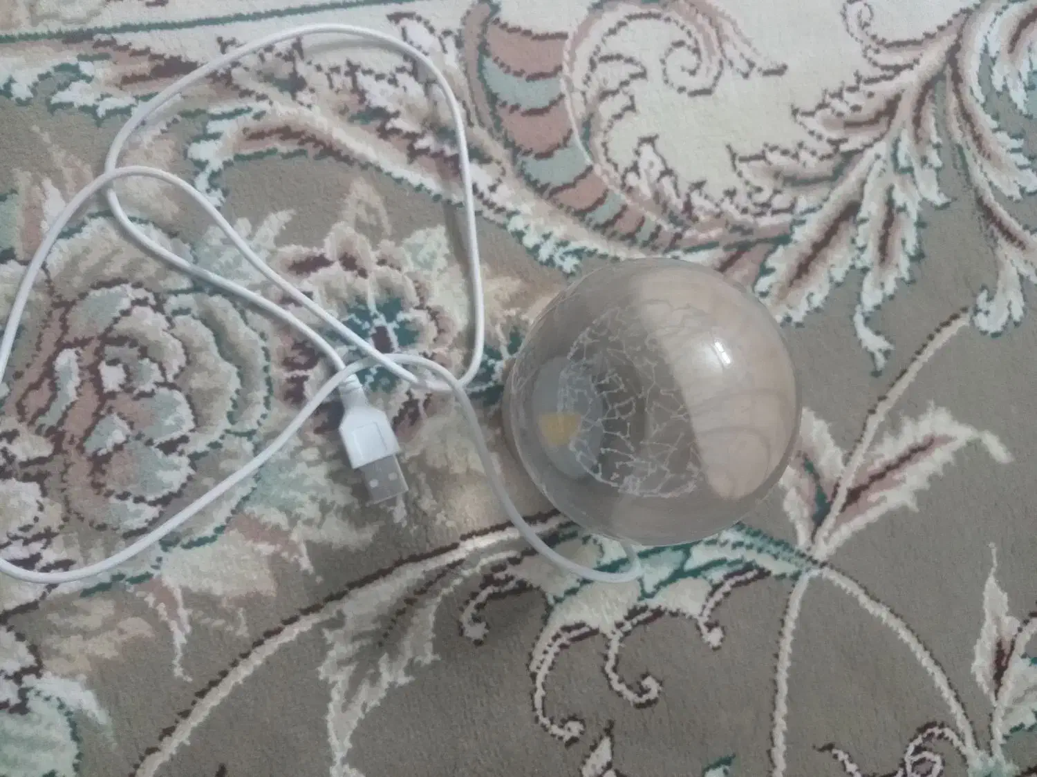 گوی کریستالی چراغ خواب|چراغ خواب و آباژور|قزوین, |دیوار