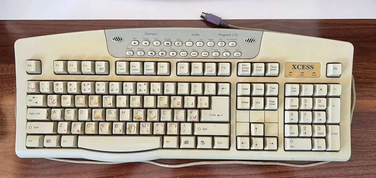 کیبورد کامپیوتر XCESS اورجینال،تمیز و سالم|قطعات و لوازم جانبی رایانه|شیراز, عادل آباد|دیوار