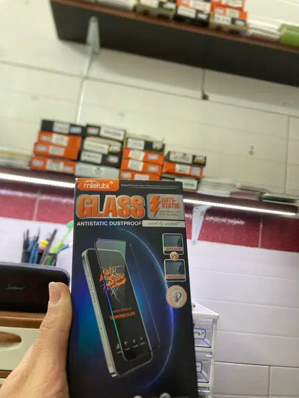 گلس موبایل آنتی استاتیک درجه یک|لوازم جانبی موبایل و تبلت|بابل, |دیوار