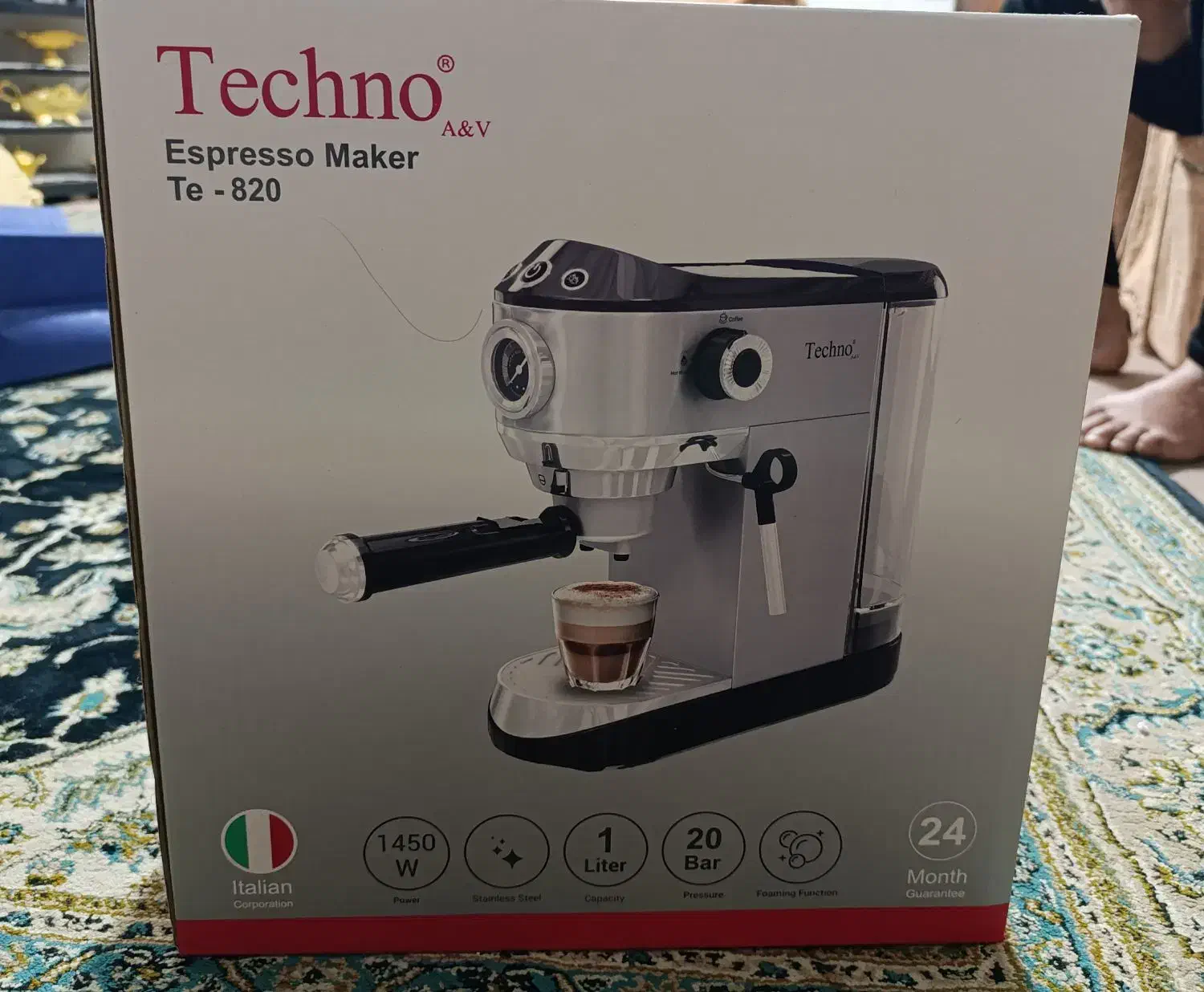 اسپرسو ساز تکنو te 820|سماور، چای‌ساز، قهوه‌ساز|نکا, |دیوار