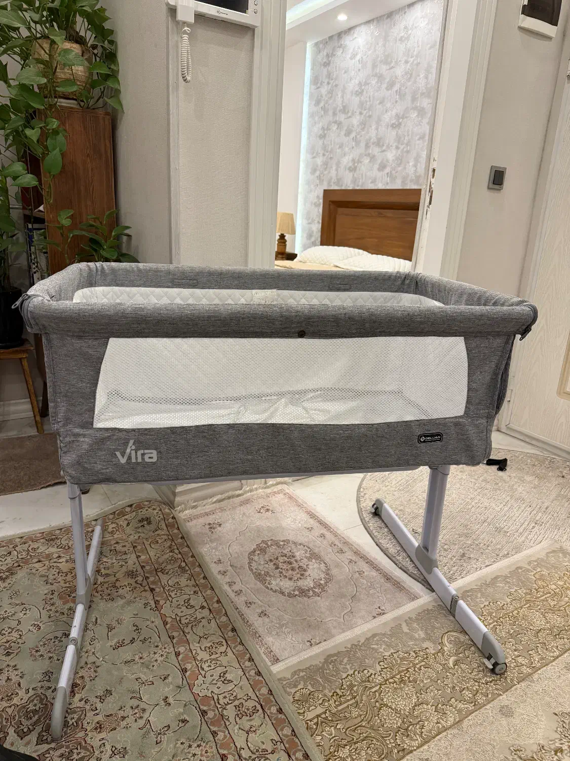 تخت کنار مادر ویرا داری تنظیم ارتفاع|تخت و صندلی بچه|مشهد, جنت|دیوار