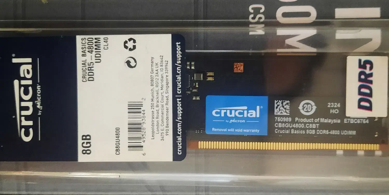 رم کورشیال 8G DDR5 4800|قطعات و لوازم جانبی رایانه|تهران, سلسبیل شمالی|دیوار