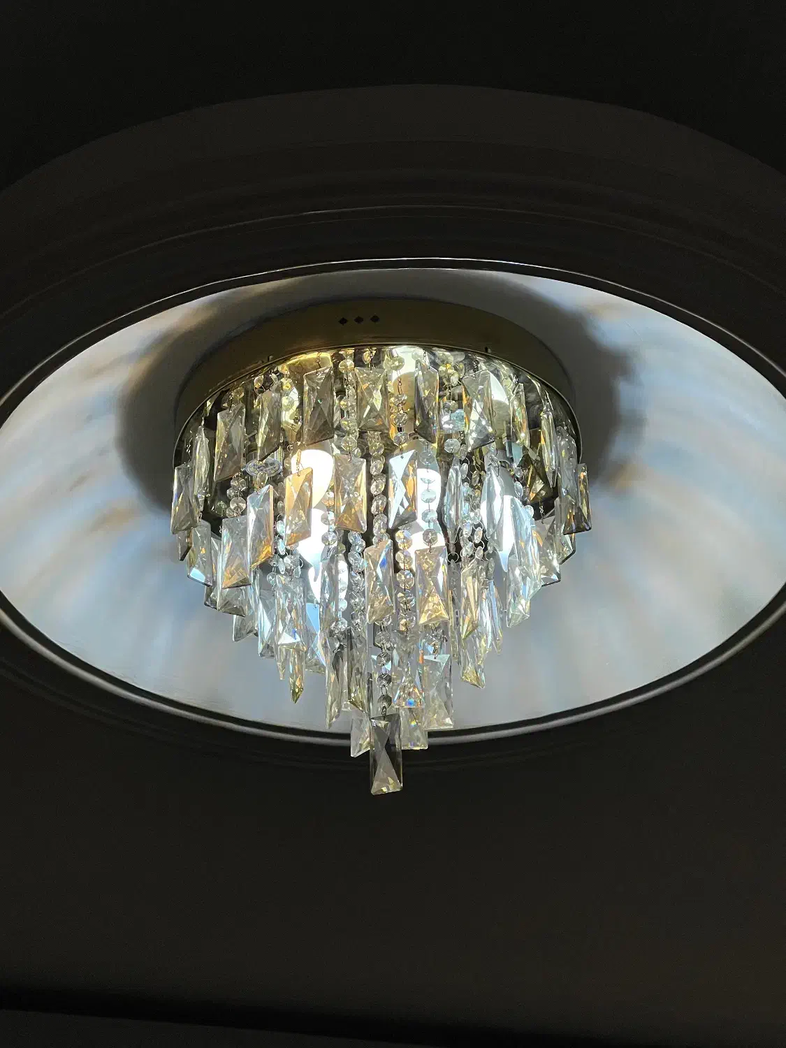 لوستر سقفی کریستالی|لوستر و چراغ آویز|تهران, حبیب الله|دیوار