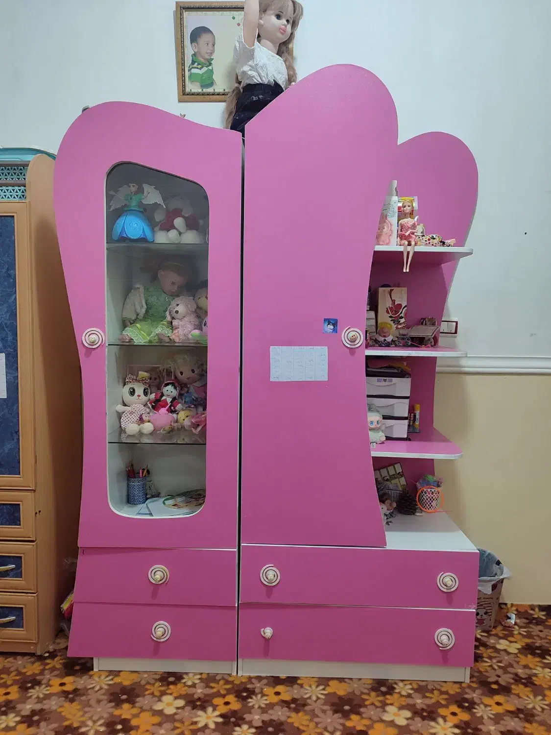 کمد لباس دخترانه|جاکفشی، کمد، دراور|زابل, |دیوار