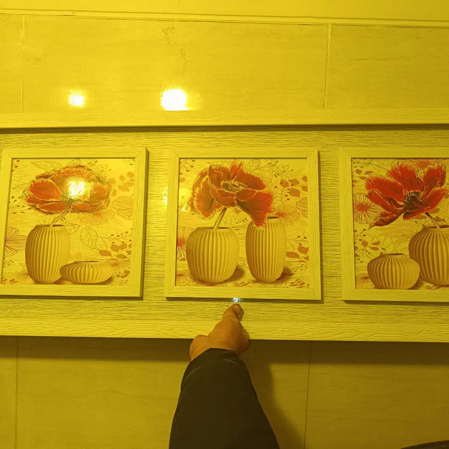 سه عدد تابلو زیبا|تابلو، نقاشی، عکس|رودهن, |دیوار