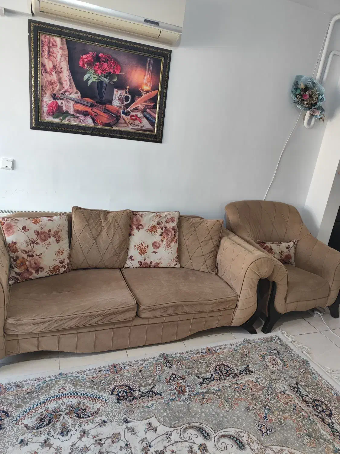 مبل ۷نفره راحتی|مبلمان خانگی و میز عسلی|پردیس, فاز ۴|دیوار