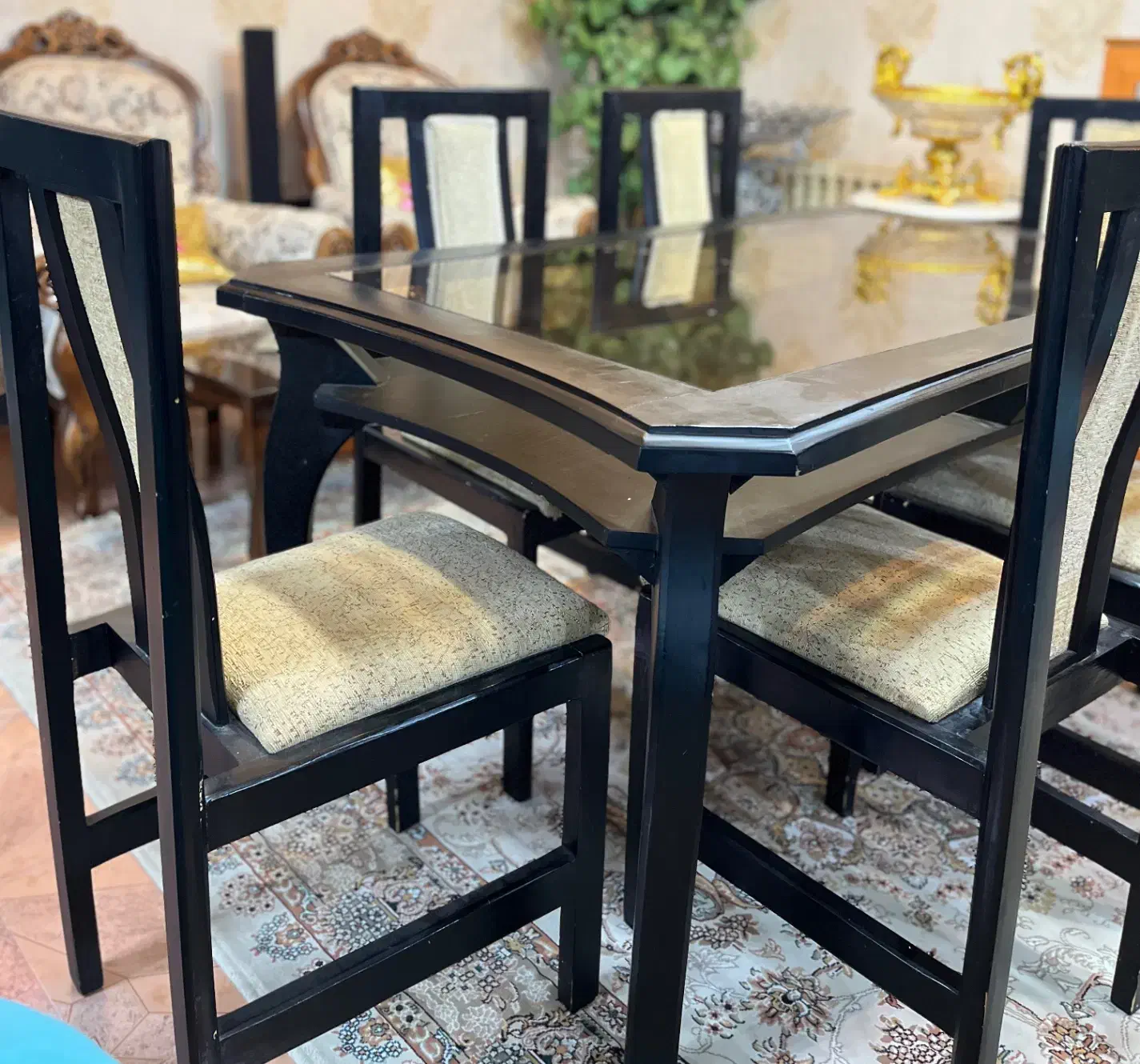 میز و صندلی ۶ نفره غذاخوری|میز و صندلی غذاخوری|چالوس, |دیوار