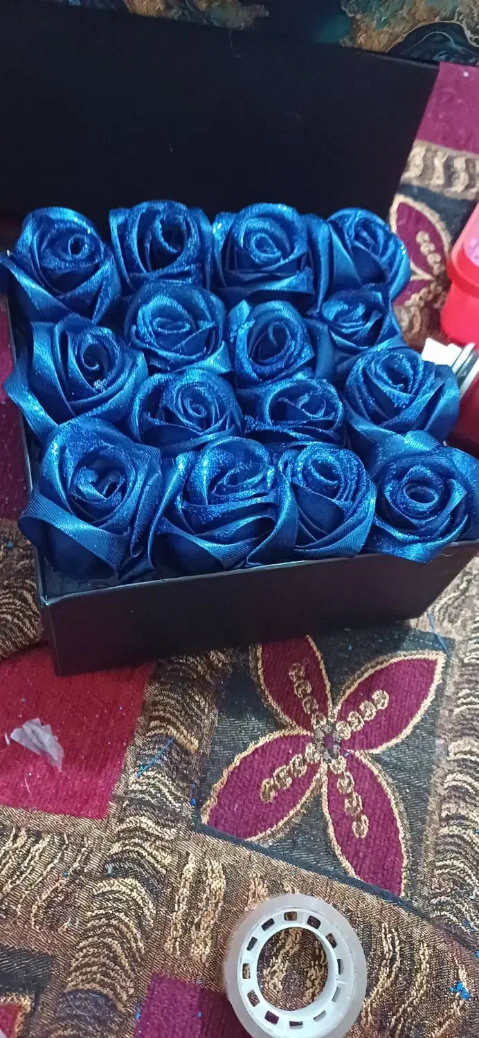 گل رز روبانی|گل مصنوعی|تبریز, |دیوار