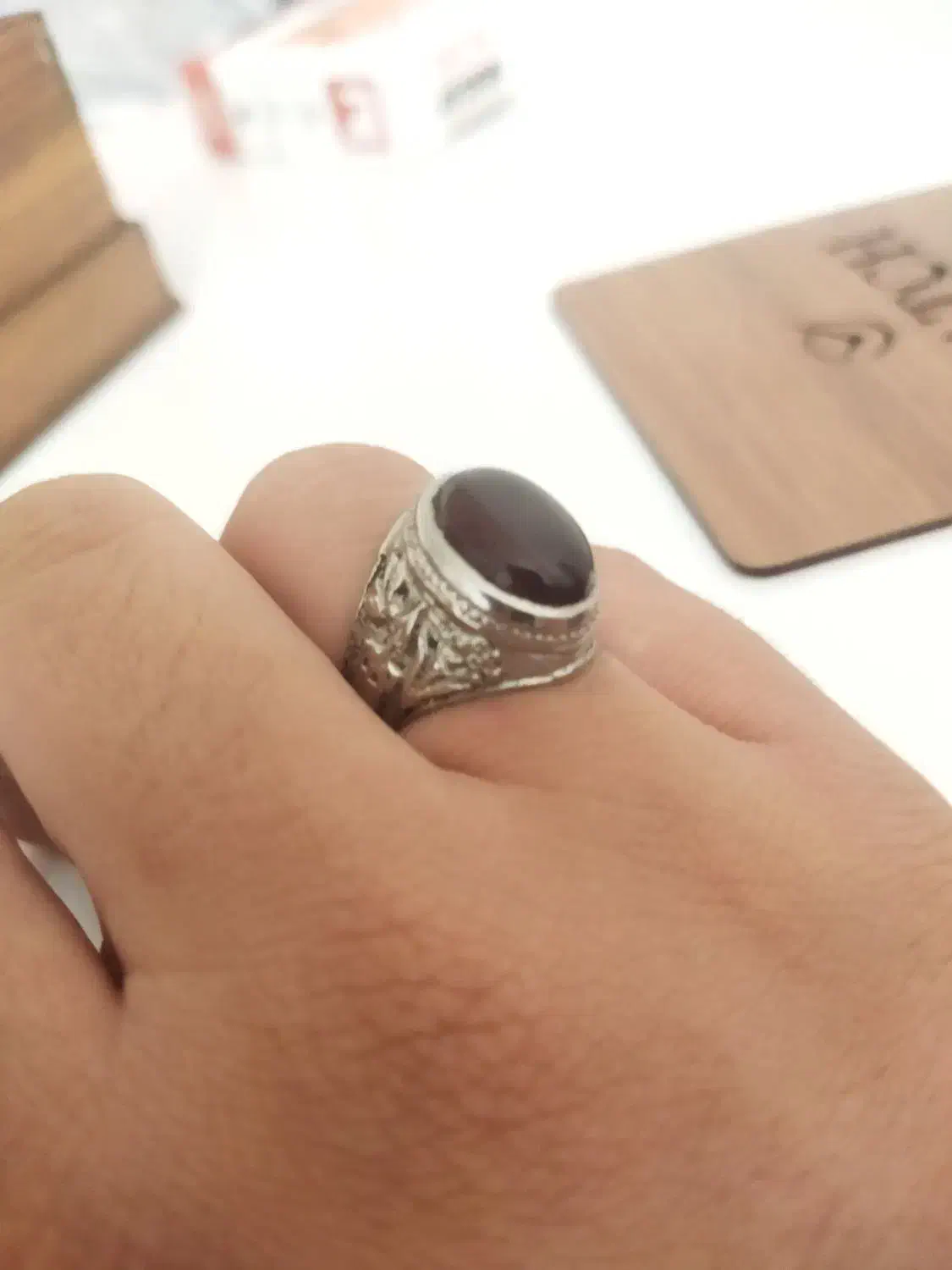 انگشتر عقیق یمنی|جواهرات|نقده, |دیوار