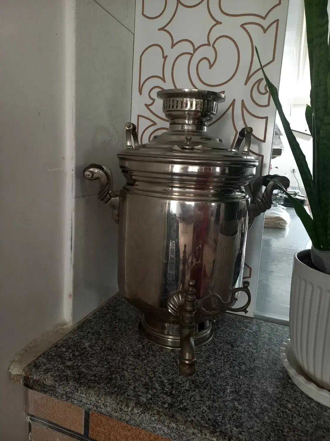 سماور قدیمی ۱۰ لیتری|سماور، چای‌ساز، قهوه‌ساز|بروجرد, |دیوار