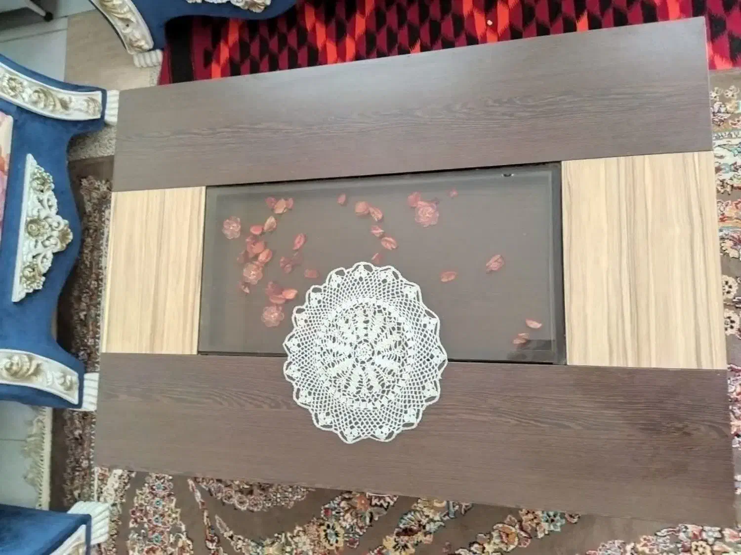 مبل ۷ نفره با عسلی|مبلمان خانگی و میز عسلی|قم, دروازه ری|دیوار