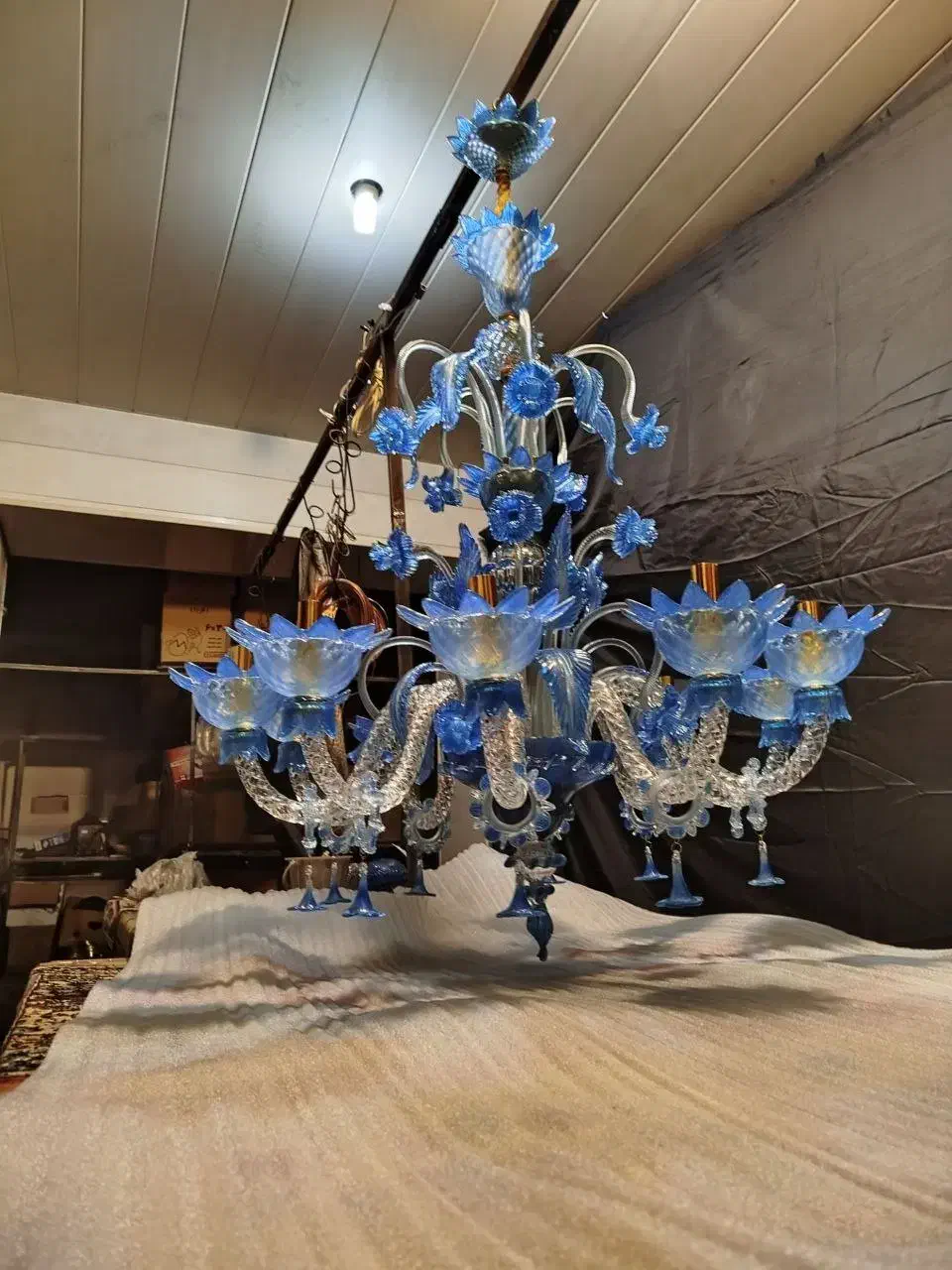 لوستر تمام کار دست|لوستر و چراغ آویز|تهران, انبار نفت|دیوار