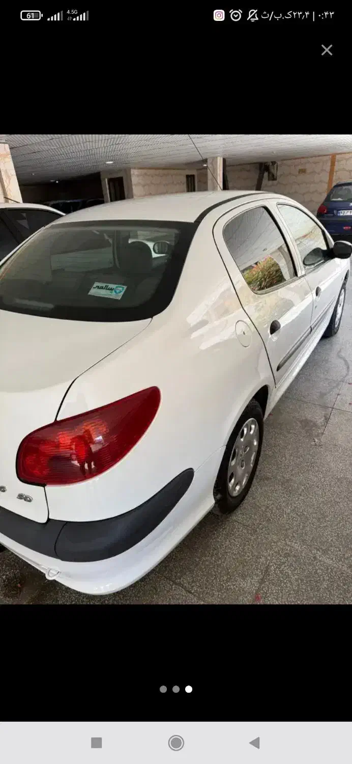 پژو 206Sd v8|خودرو سواری و وانت|شیراز, باهنر|دیوار