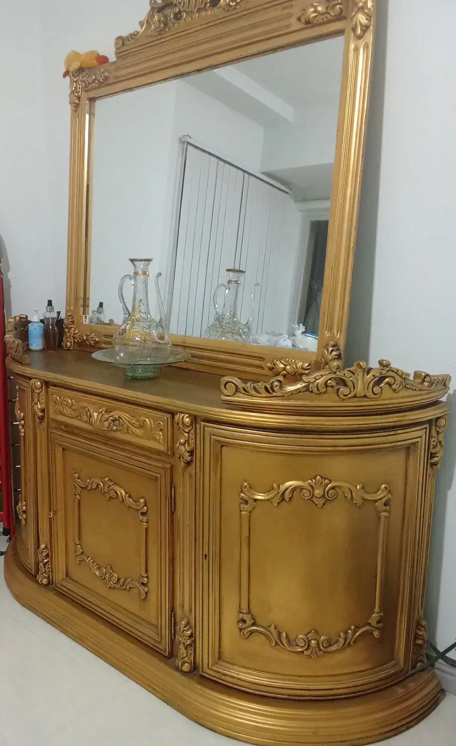 آینه کنسول|بوفه، ویترین، کنسول|ماهدشت, |دیوار