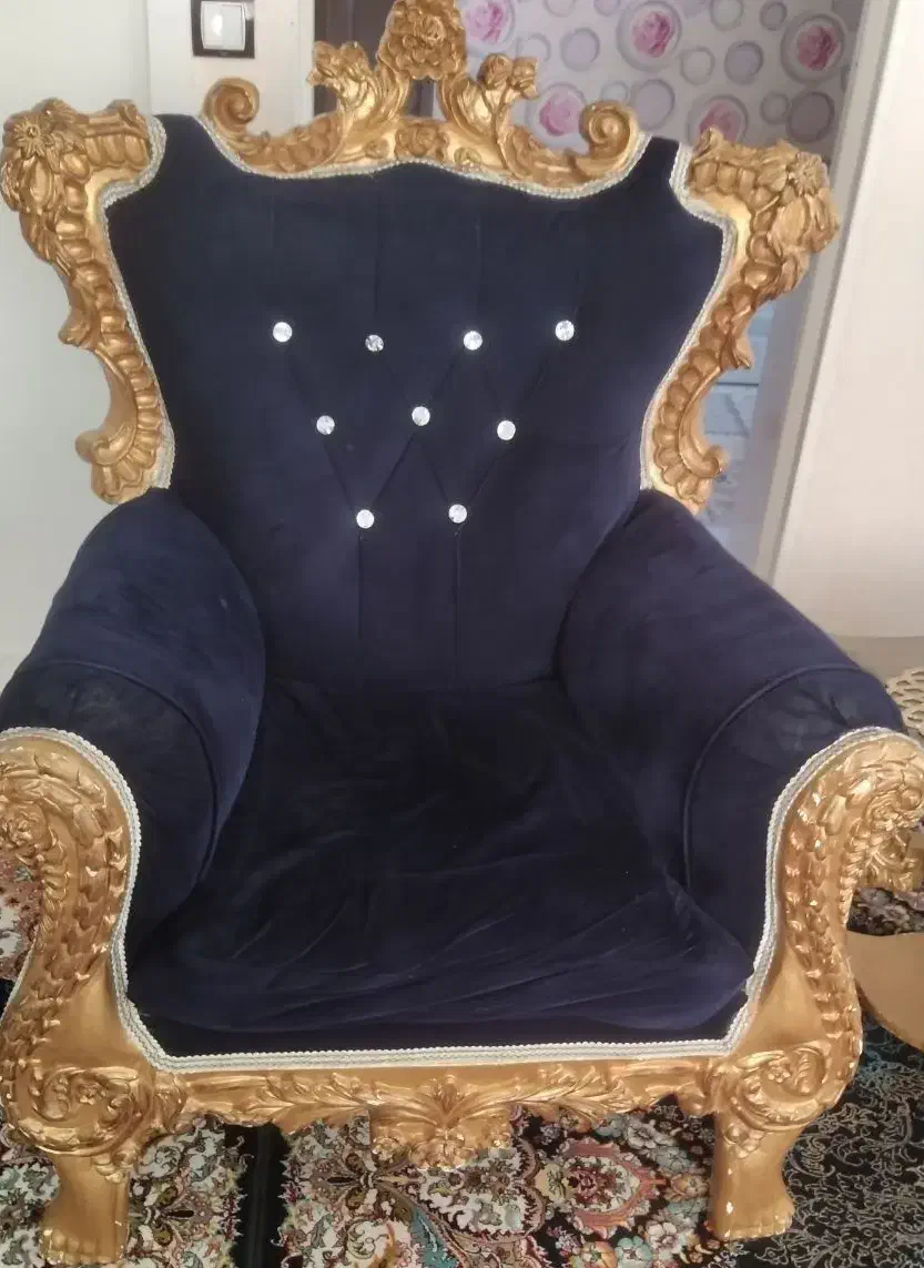 مبل سلطنتی و میز عسلی|مبلمان خانگی و میز عسلی|فردیس, شهرک شهید حسینی|دیوار