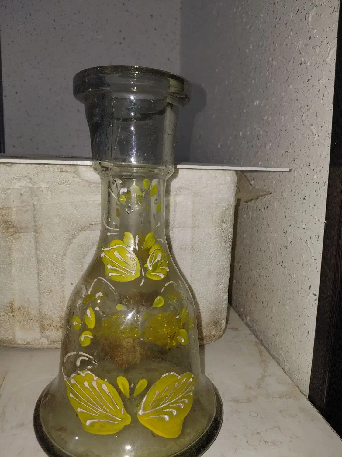 چند عدد شیشه قلیان قدیمی روسی تنگ|کلکسیون اشیاء عتیقه|خمینیشهر, |دیوار