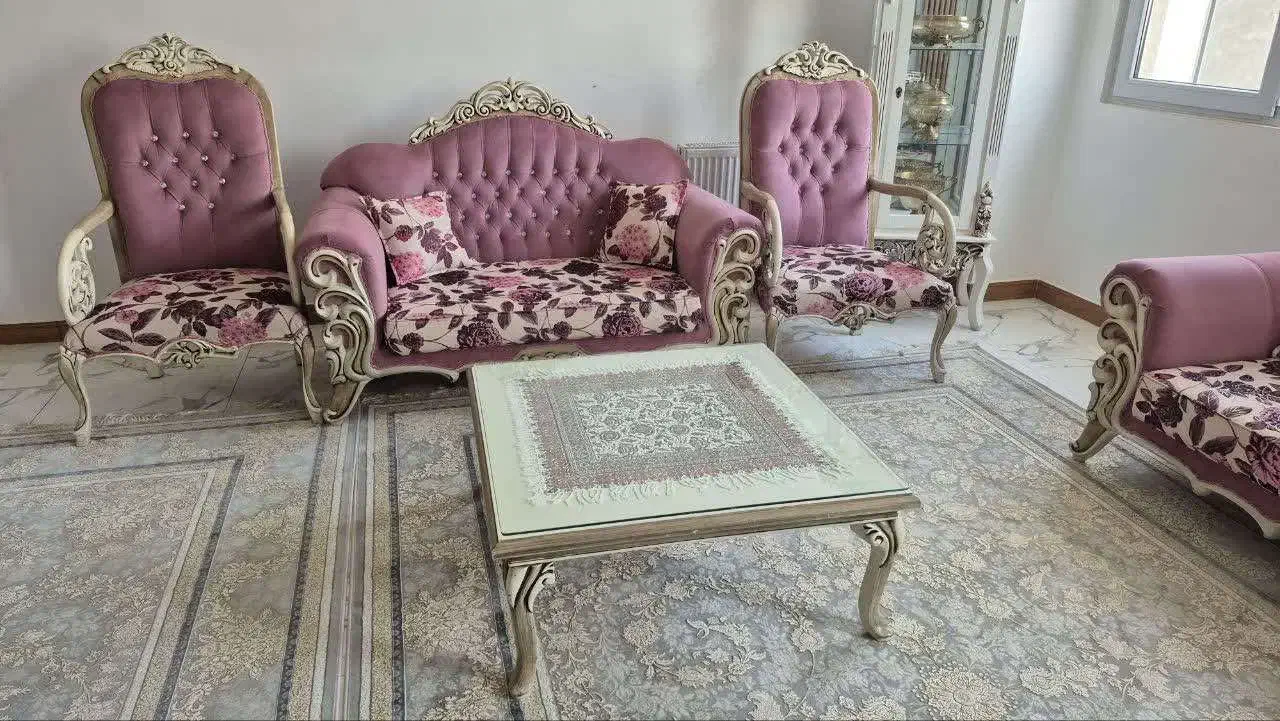 مبل کلاسیک۷نفره اسلامشهر|مبلمان خانگی و میز عسلی|اسلامشهر, شهرک محمدیه|دیوار