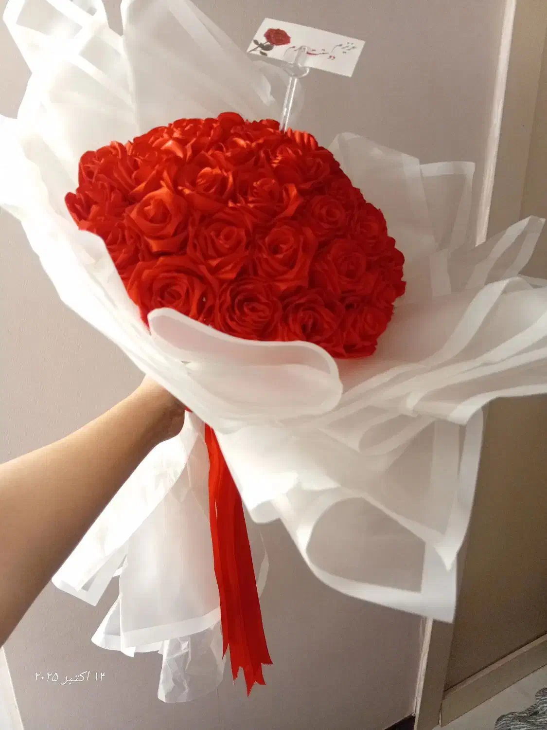 دسته گل روبان بزرگ|گل مصنوعی|تهران, افسریه جنوبی|دیوار