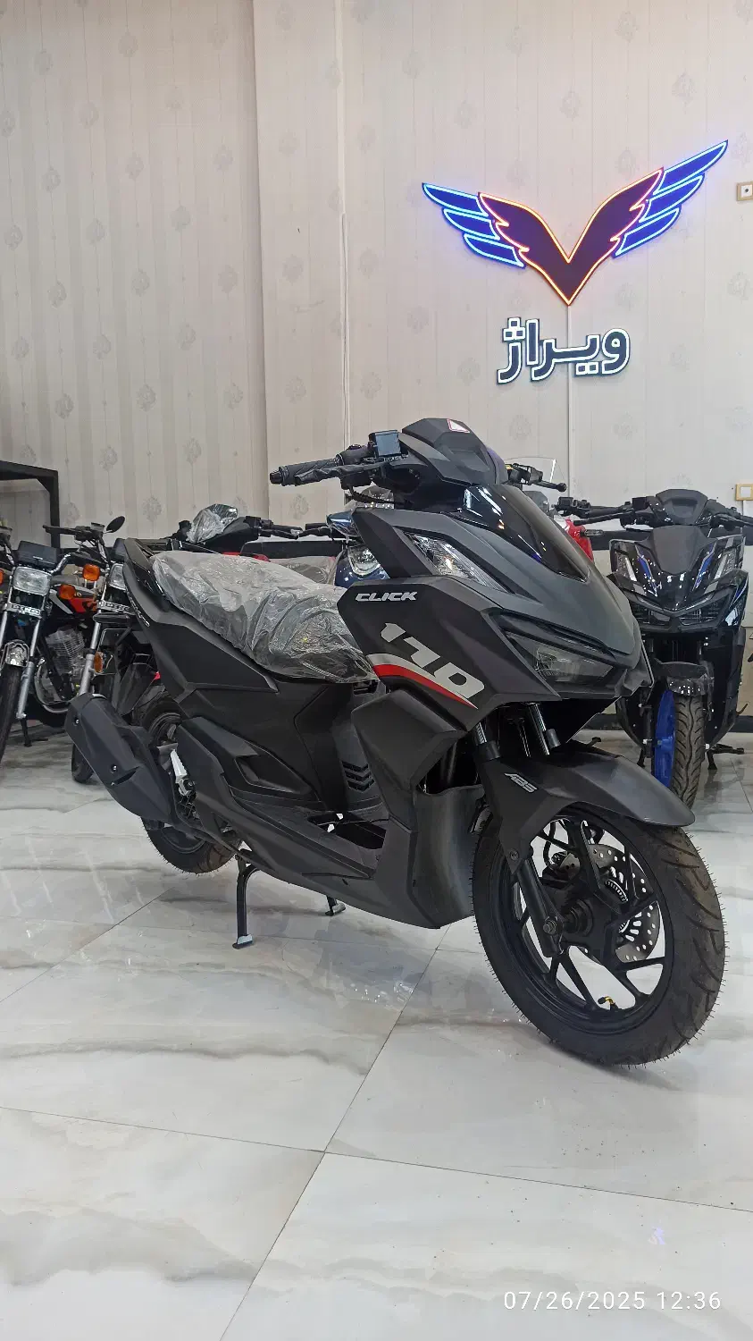 فروش ویژه اقساطی 24 ماهه موتورسیکت کلیک آپ 170|موتورسیکلت|اسفراین, |دیوار