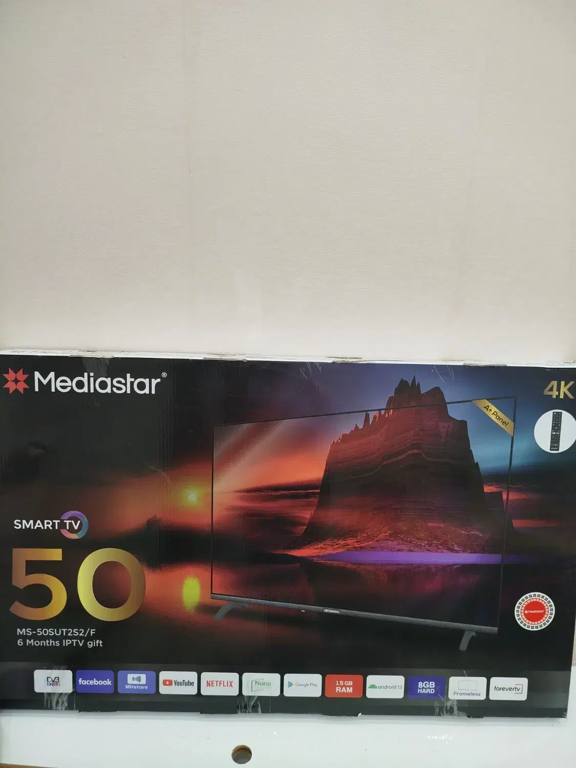 تلوزیون ۵۰اینچ مارک مدیا استار۴k|تلویزیون و پروژکتور|چمران, |دیوار