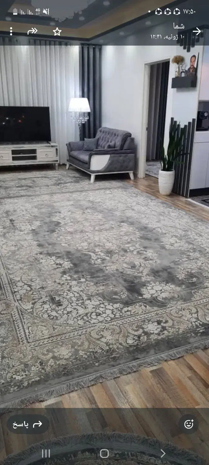 فرش ۱۲متری وقالیچه ۱.۵متری گرد|فرش|رشت, معلولین|دیوار