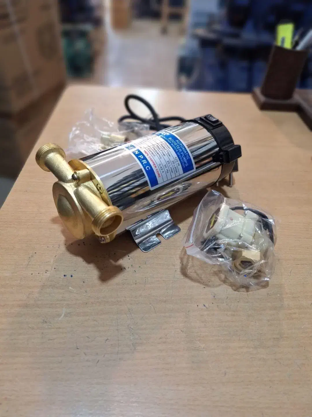 پمپ آب پشت آبگرمکنی زیر پکیچی 120وات مس ایکار|مصالح و تجهیزات ساختمان|هشتگرد, شهرک راه آهن|دیوار