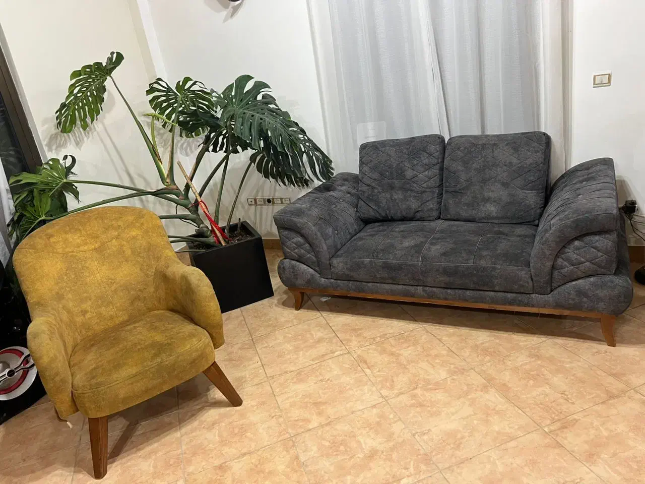 مبلمان شش نفره|مبلمان خانگی و میز عسلی|رامسر, |دیوار