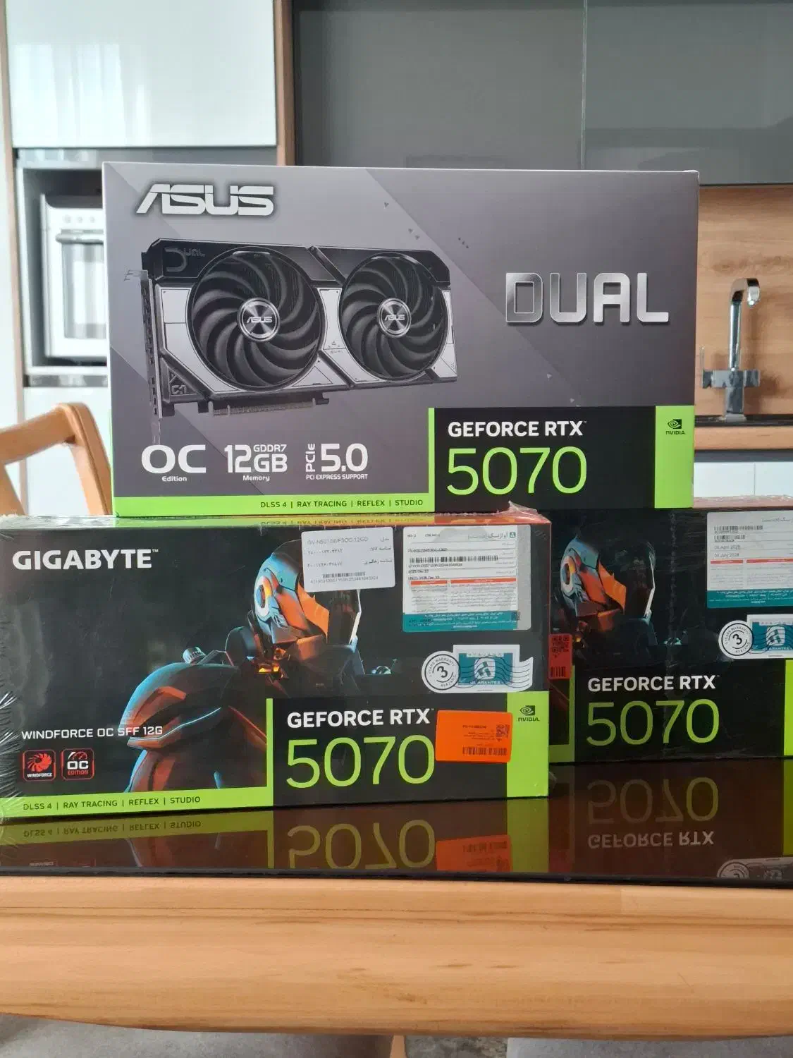 سه عدد کارت RTX 5070|قطعات و لوازم جانبی رایانه|تهران, بهجتآباد|دیوار