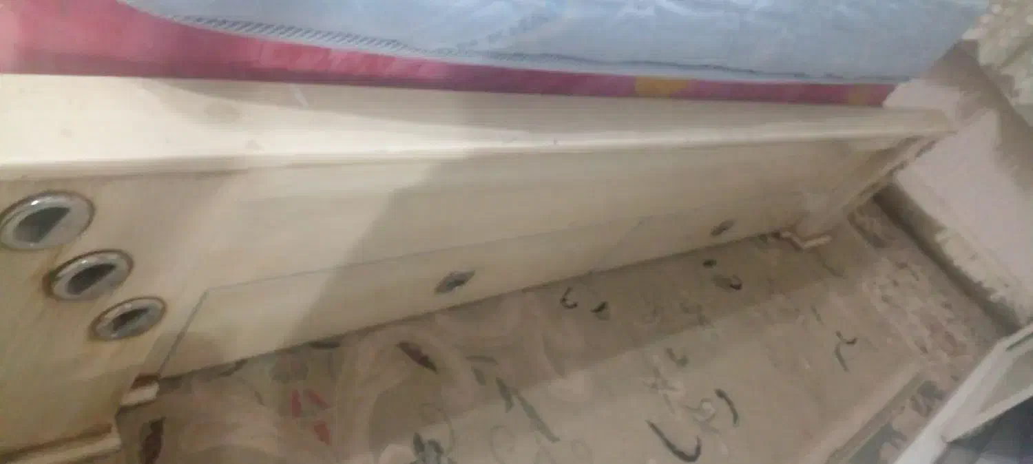 تخت دونفره چوبی|تخت و سرویس خواب|تهران, قصر فیروزه ۱|دیوار