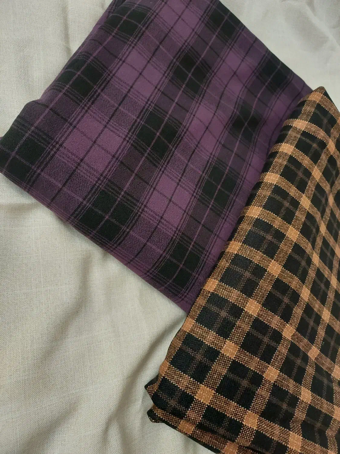 پارچه زمستانی چهارخونه|لوازم خیاطی و بافتنی|شیراز, تاچارا|دیوار