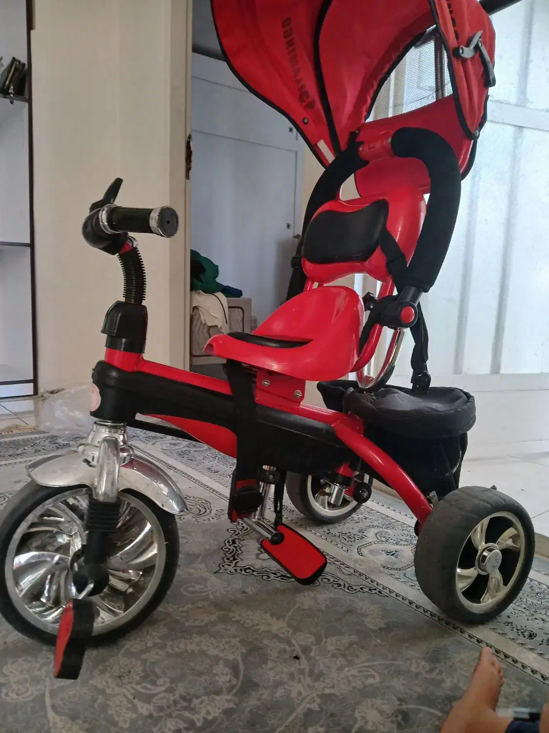 سه چرخه کالسکه ای فلامینگو در حد نو|دوچرخه، اسکیت، اسکوتر|ری, ظهیرآباد|دیوار