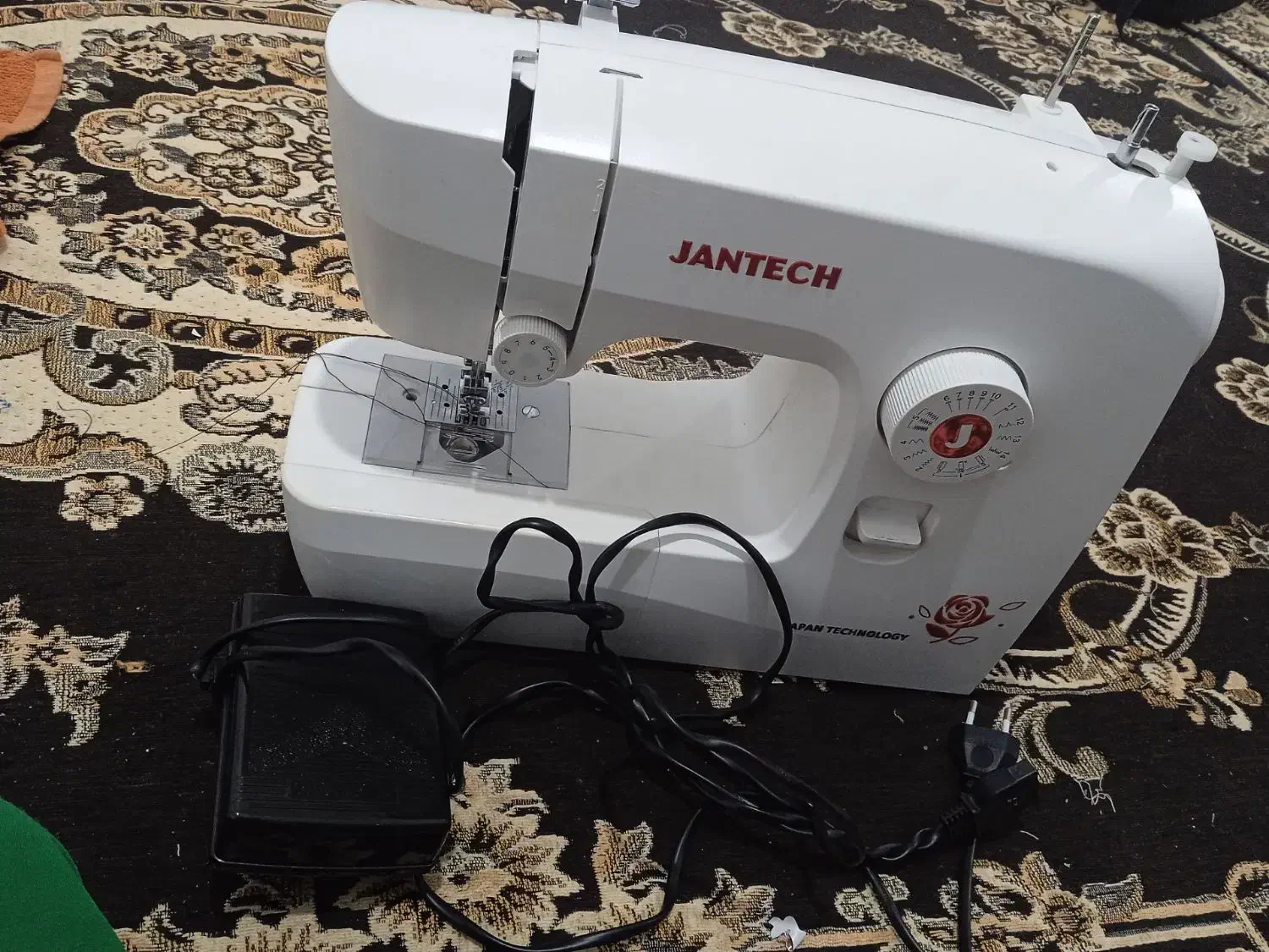 چرخ خیاطی جانتک|چرخ خیاطی و ریسندگی|قم, ولیعصر|دیوار