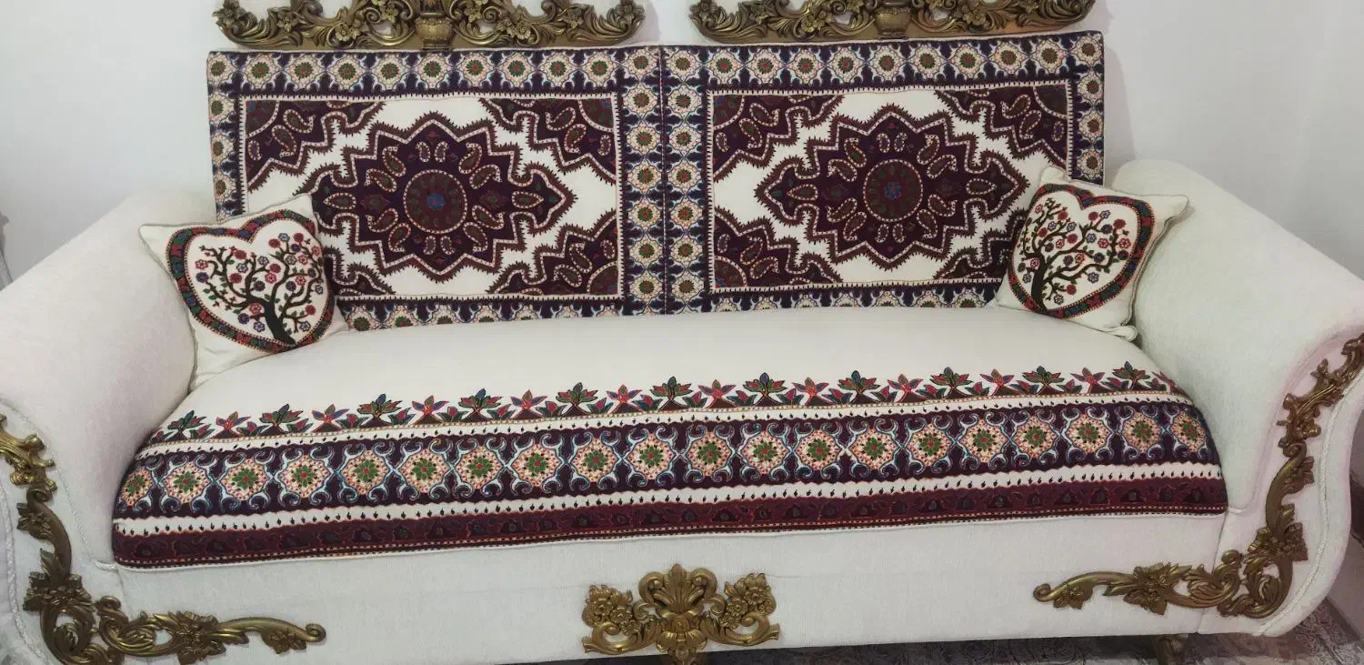 دو عدد کاناپه ۴نفره پته|مبلمان خانگی و میز عسلی|رفسنجان, |دیوار