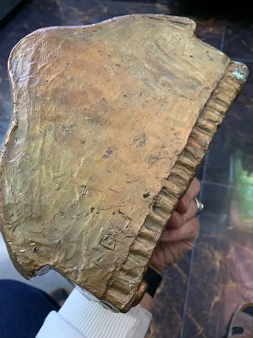 دکوری مسی صندلی|کلکسیون اشیاء عتیقه|ملارد, |دیوار