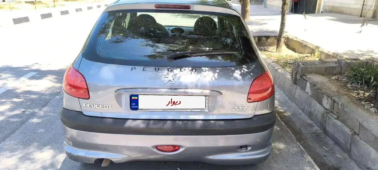 206مدل 87|خودرو سواری و وانت|شیراز, کوزه گری|دیوار
