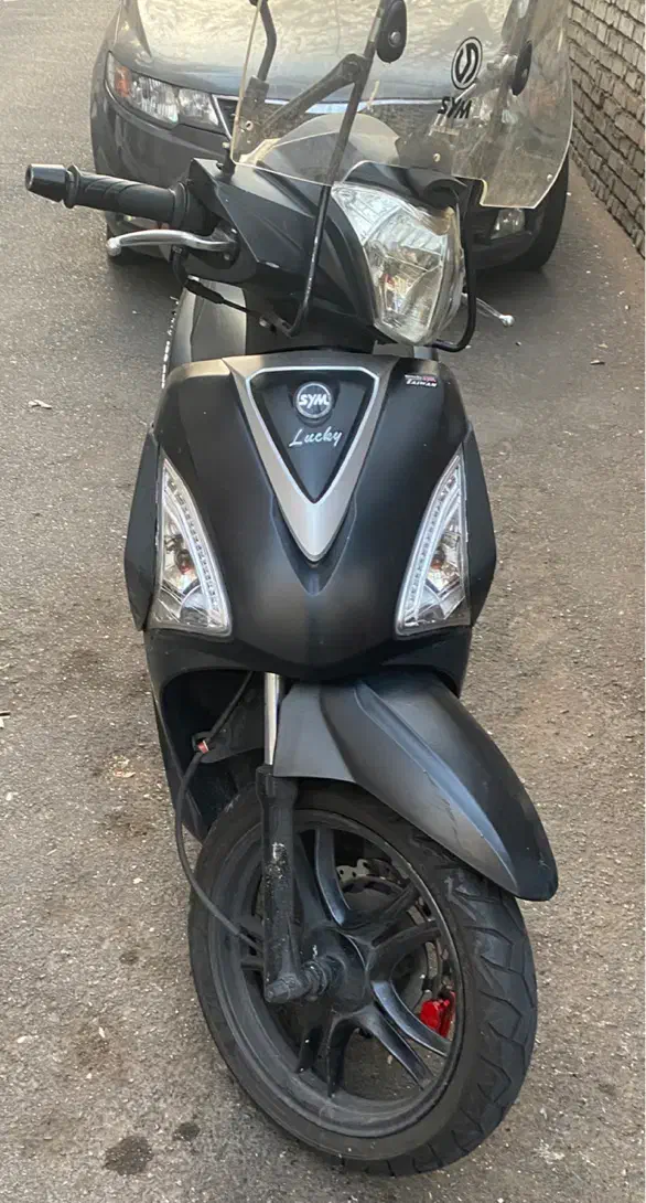 موتور لاکی ۱۸۰ مشکی مات مدل ۱۴۰۲|موتورسیکلت|تهران, چهارصد دستگاه|دیوار