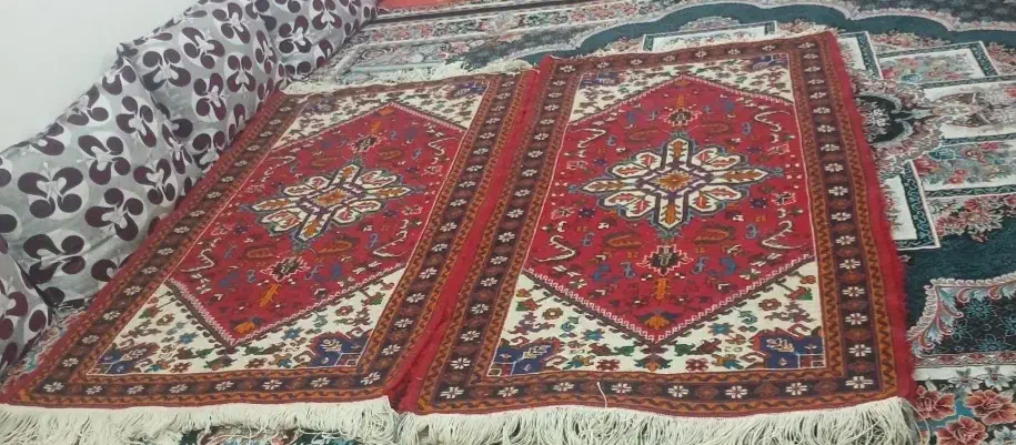 یک جفت فرش ۱در۲ متر|فرش|بستان آباد, |دیوار