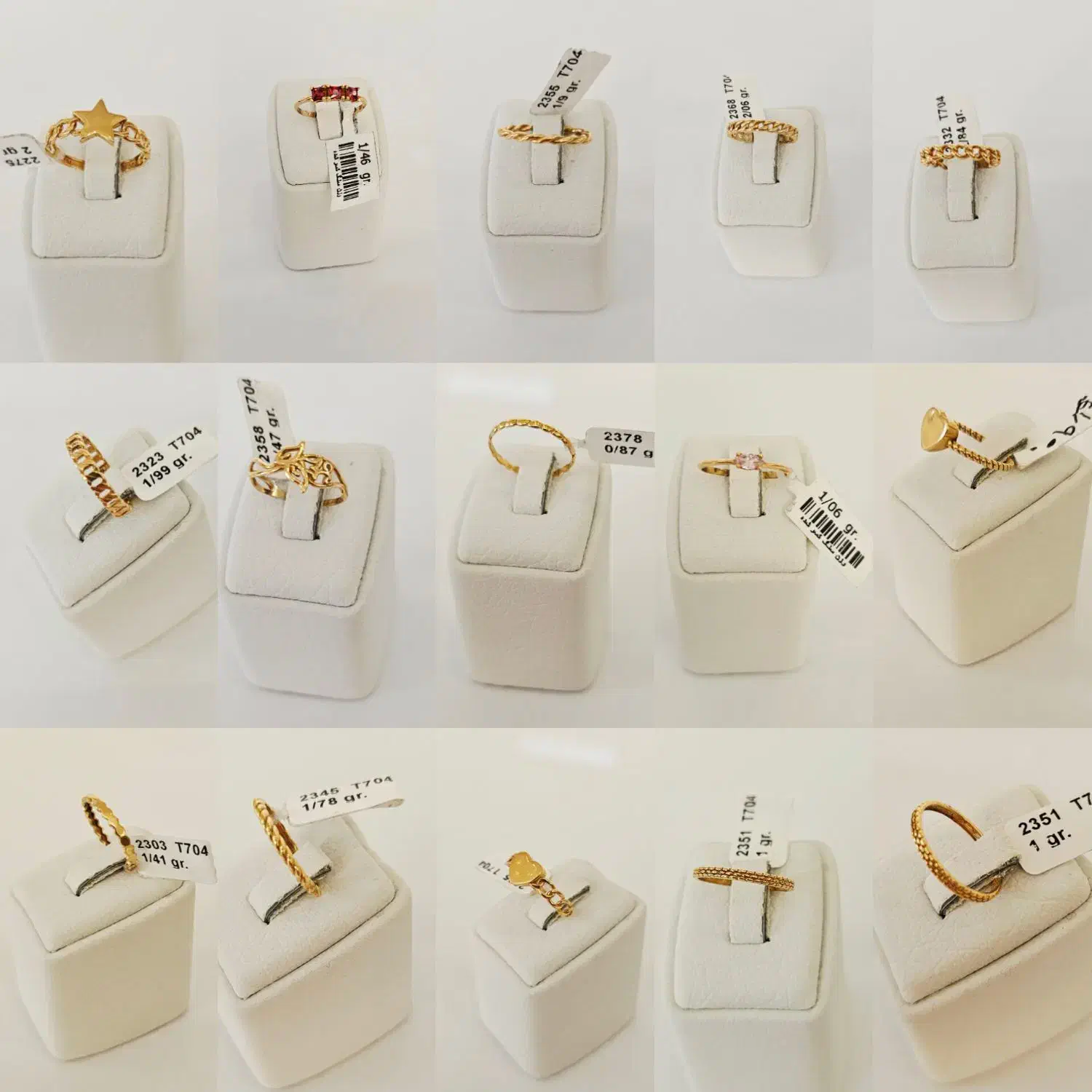 انگشتر مینیمال طلا زیر یک گرم|جواهرات|قم, زینبیه|دیوار