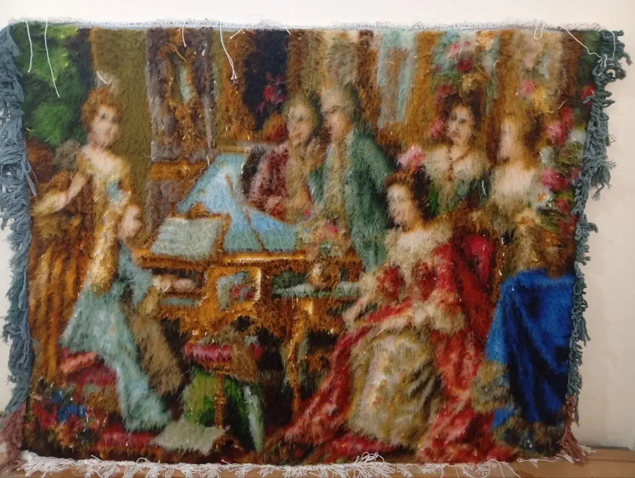 تابلوفرش دستبافت پیانوزن|تابلو فرش|سهند, |دیوار