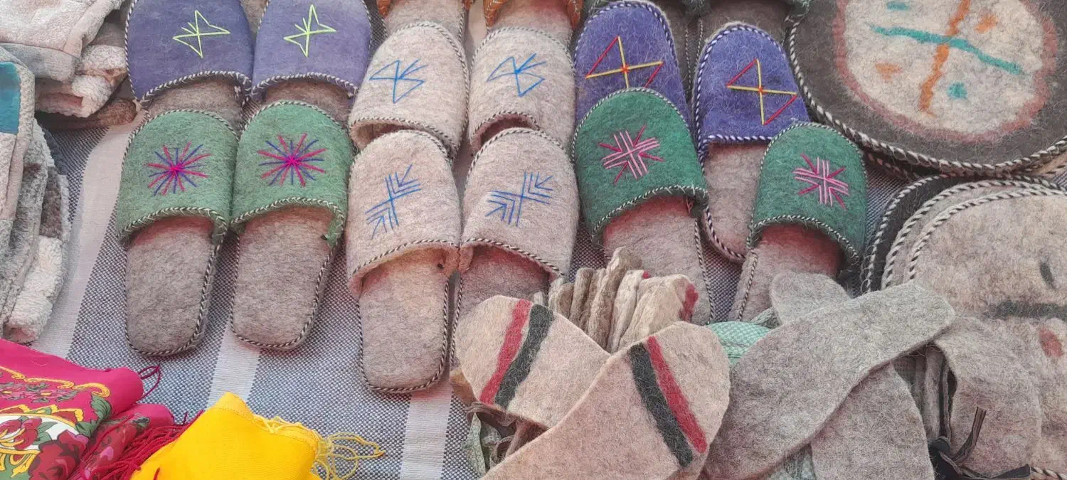 دمپایی نمدی اصل پشم گوسفندی|کیف، کفش، کمربند|محمدشهر, شهرک چمران|دیوار