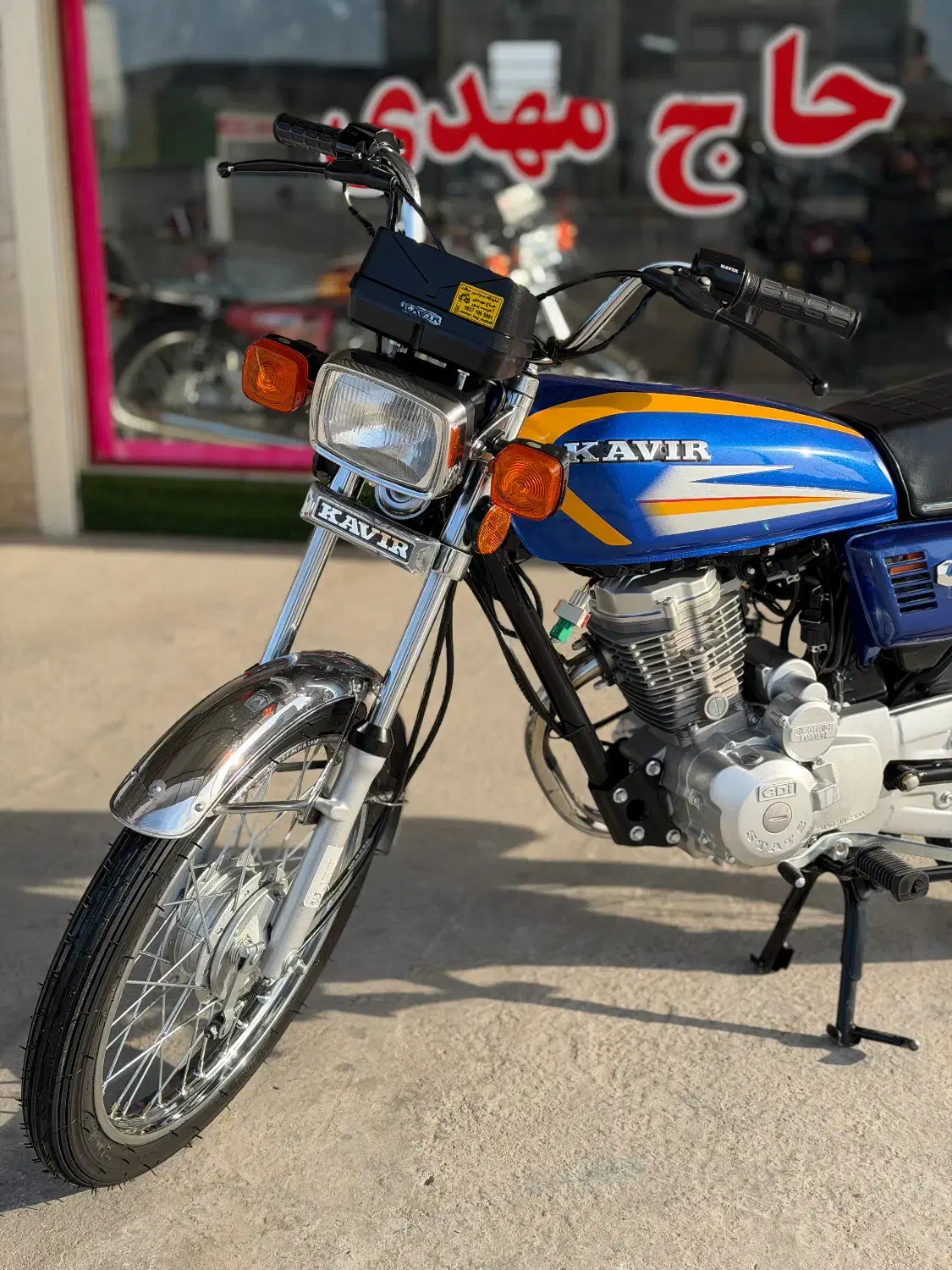 کویر125 مدل402 در حد خشک|موتورسیکلت|گنبد کاووس, |دیوار