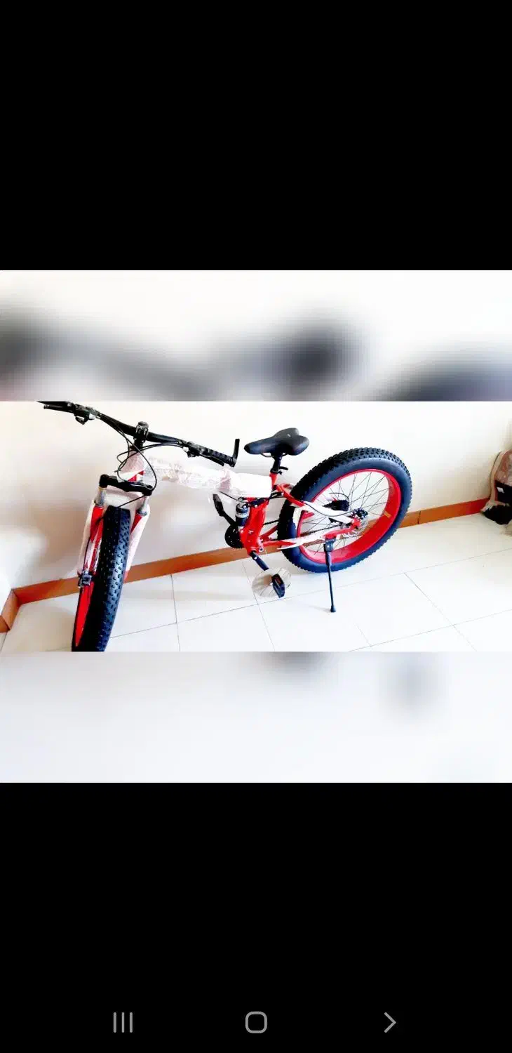 دوچرخه رالی لاستیک پهن سایز26|دوچرخه، اسکیت، اسکوتر|اصفهان, شیخ اشراق|دیوار