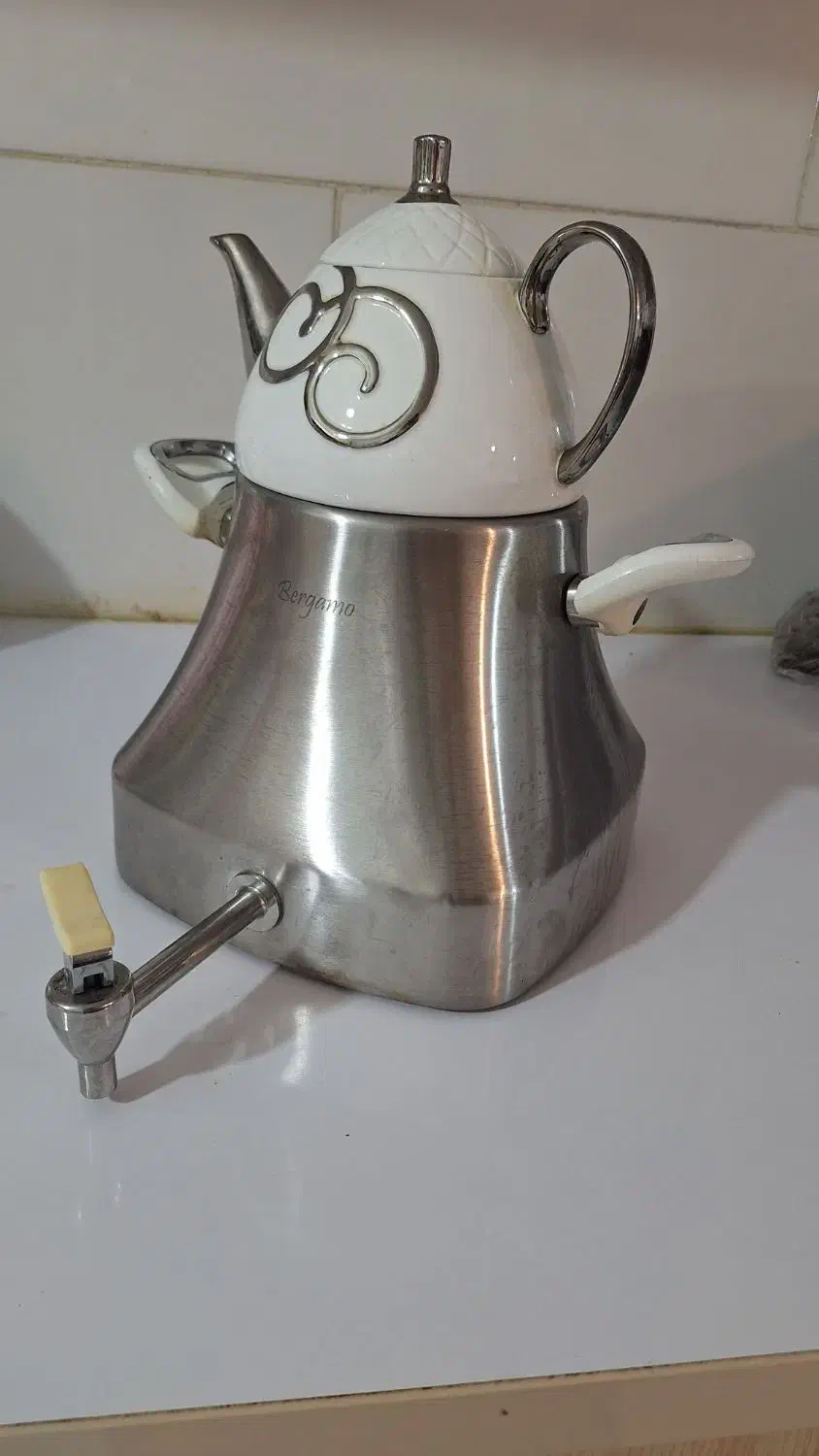 سماور و قوری|قوری، کتری، قهوهساز دستی|مسجد سلیمان, |دیوار