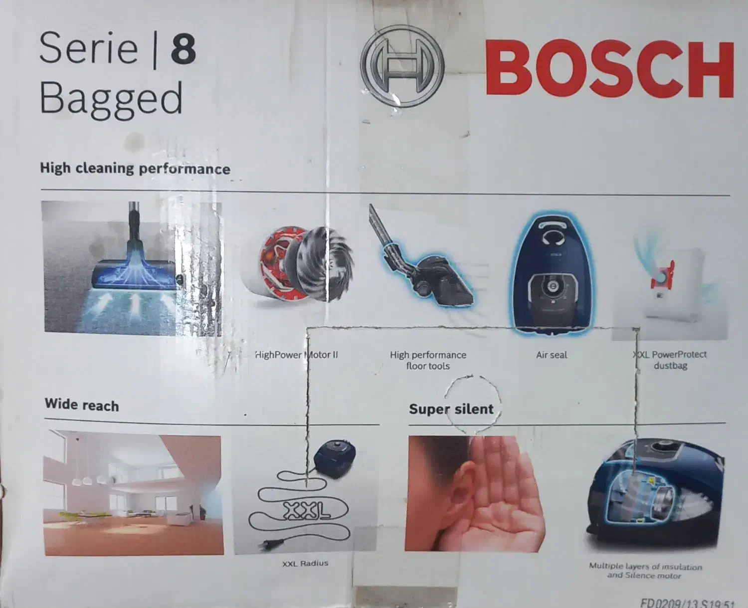 جاروبرقی سری ۸ بوش اصل|جاروبرقی، جارو شارژی، بخارشو|سنندج, |دیوار